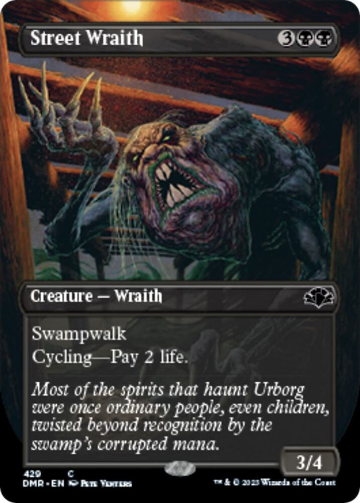 Street Wraith Borderless (Dominaria Remastered)  | Good Games North