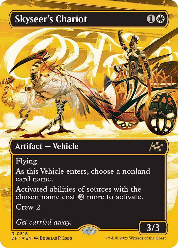 Skyseer's Chariot (Borderless) (First-Place Foil) [Aetherdrift] | Good Games North