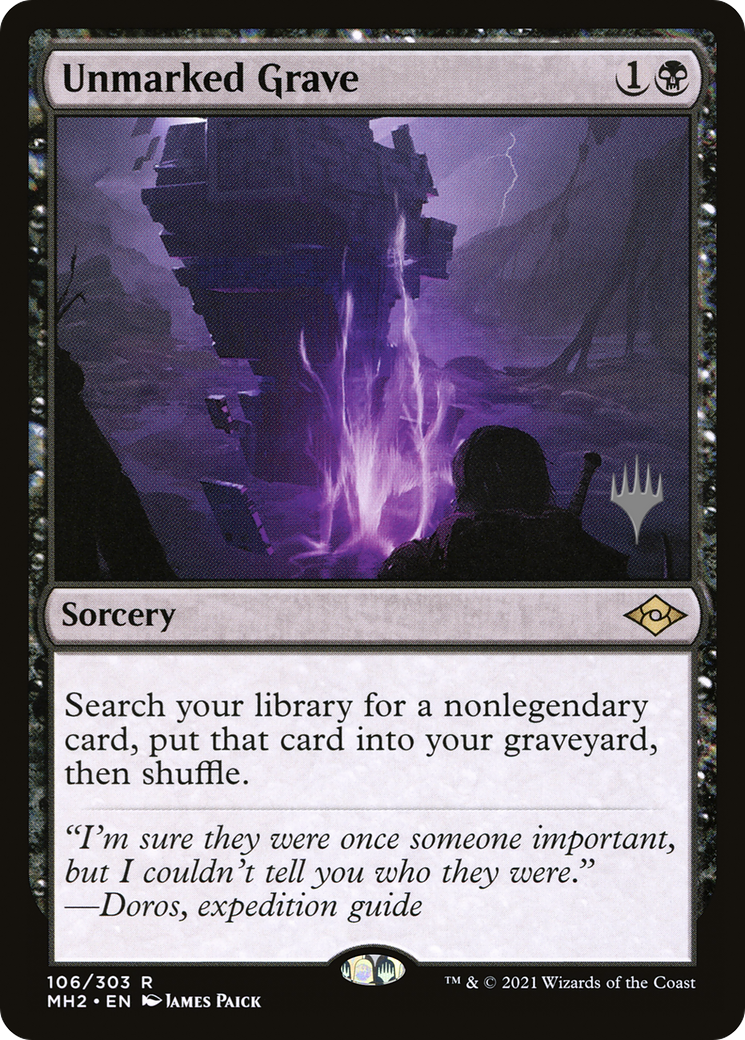Unmarked Grave (Promo Pack) [Murders at Karlov Manor Promos] | Good Games North