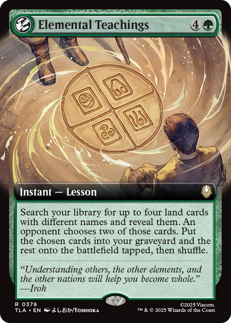 Elemental Teachings (Extended Art) [Avatar: The Last Airbender] | Good Games North