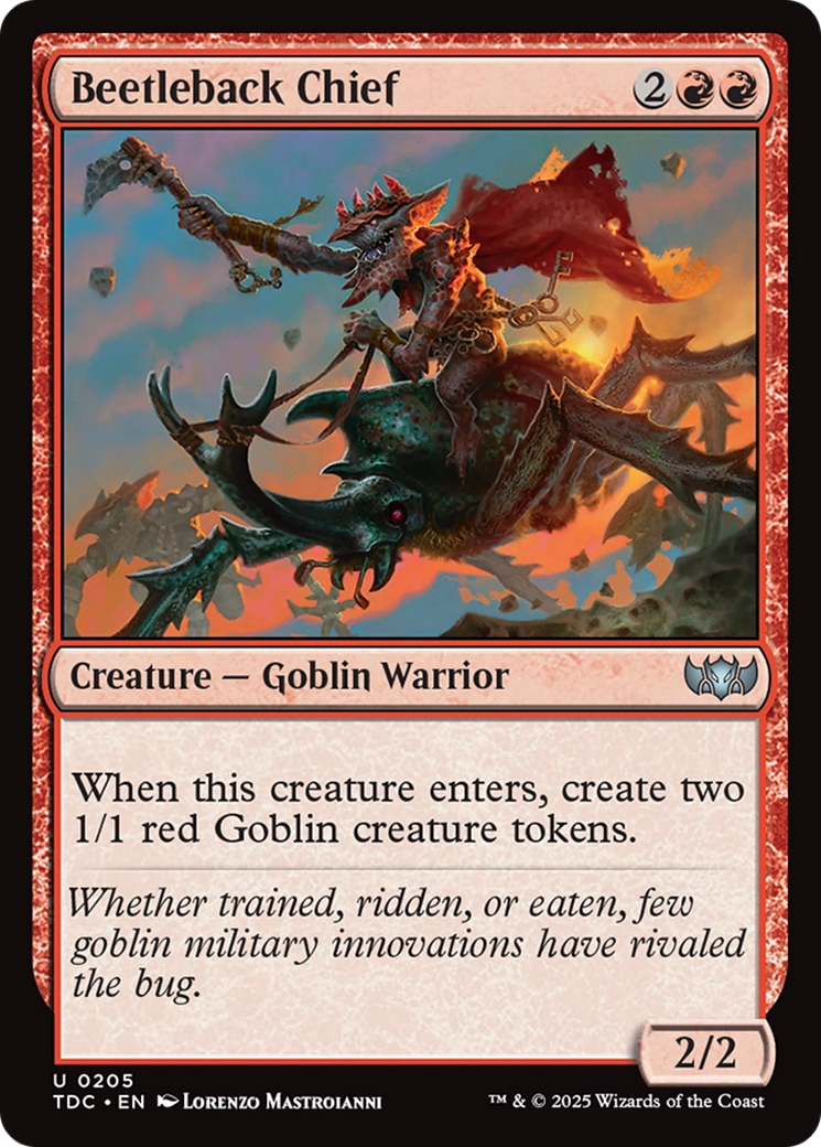 Beetleback Chief [Tarkir: Dragonstorm Commander] | Good Games North