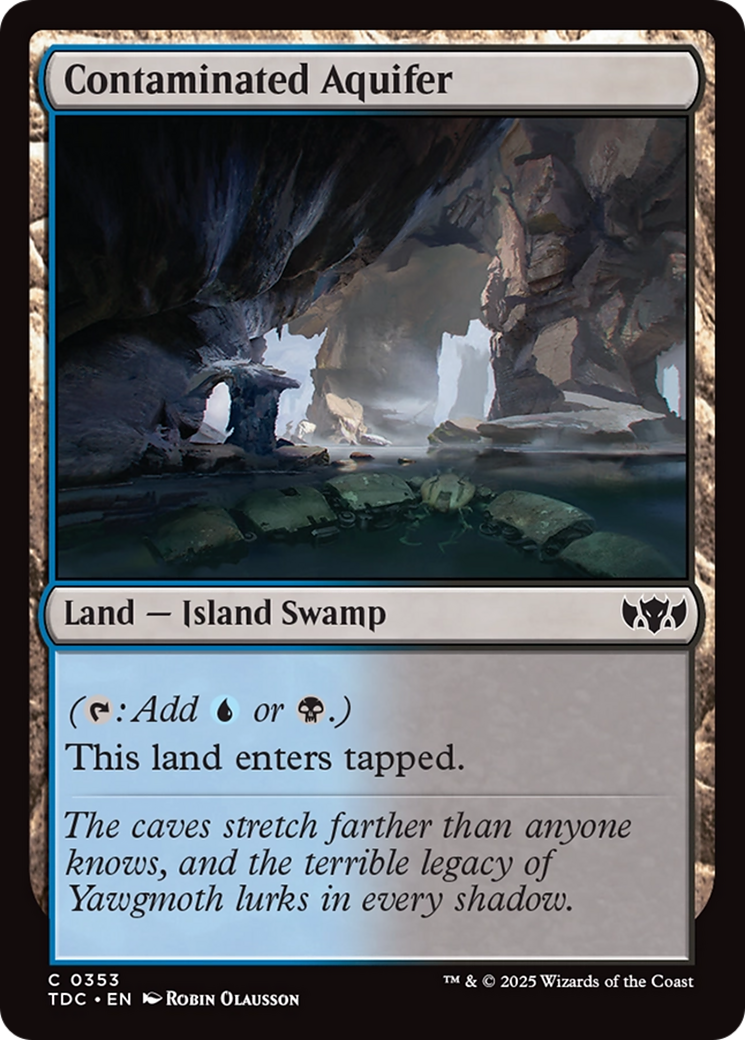 Contaminated Aquifer [Tarkir: Dragonstorm Commander] | Good Games North