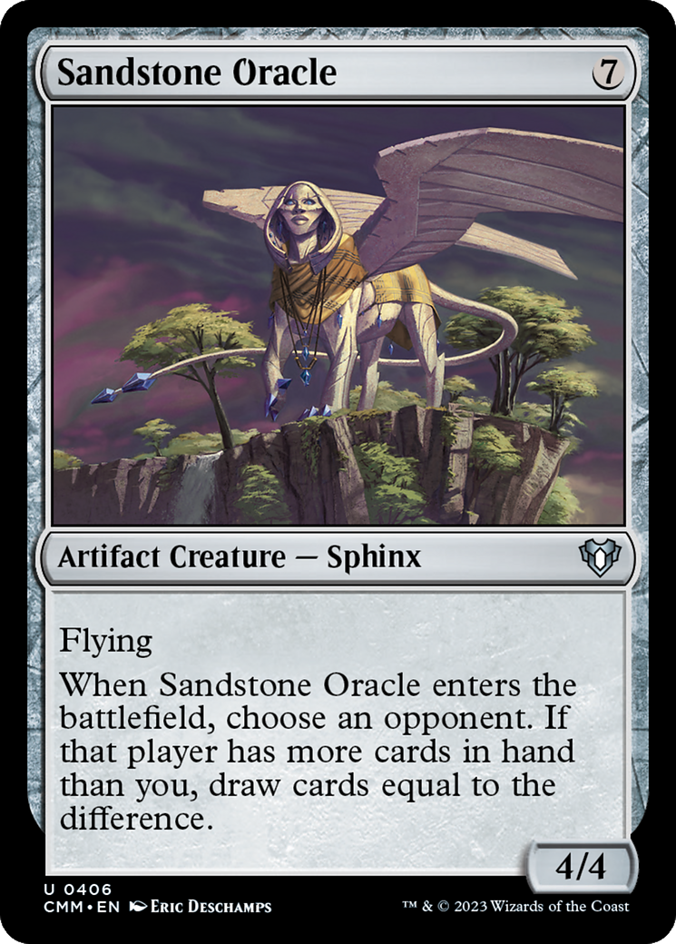Sandstone Oracle [Commander Masters] | Good Games North