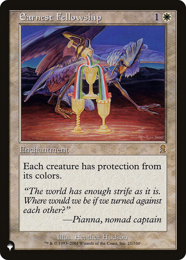 Earnest Fellowship [The List] | Good Games North