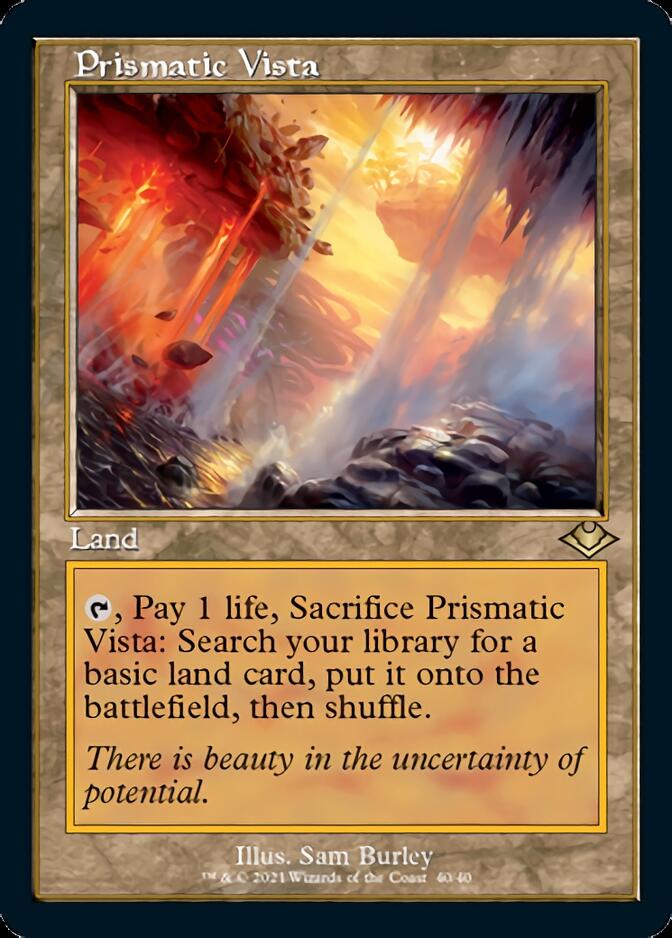 Prismatic Vista (Retro Foil Etched) [Modern Horizons] | Good Games North