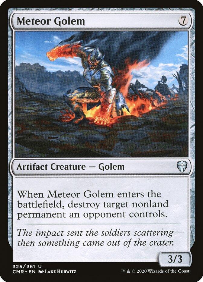 Meteor Golem 325 (Commander Legends)  - Foil | Good Games North