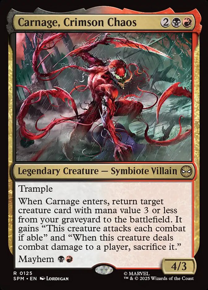 Carnage, Crimson Chaos 125 (Marvel's Spider-Man)  | Good Games North