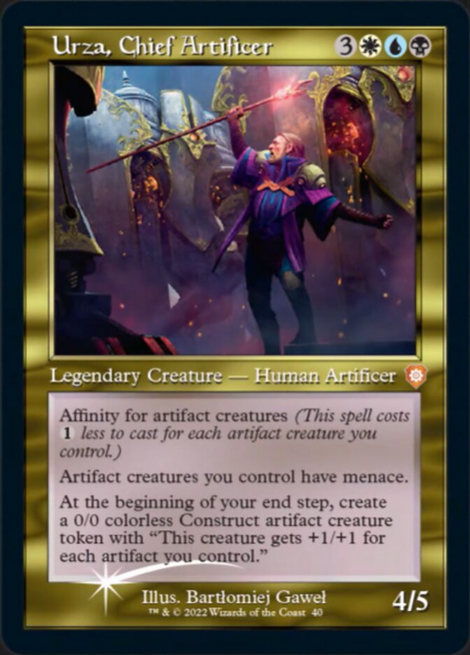 Urza, Chief Artificer (040) (Retro) (Display Commander) [The Brothers' War Commander] | Good Games North