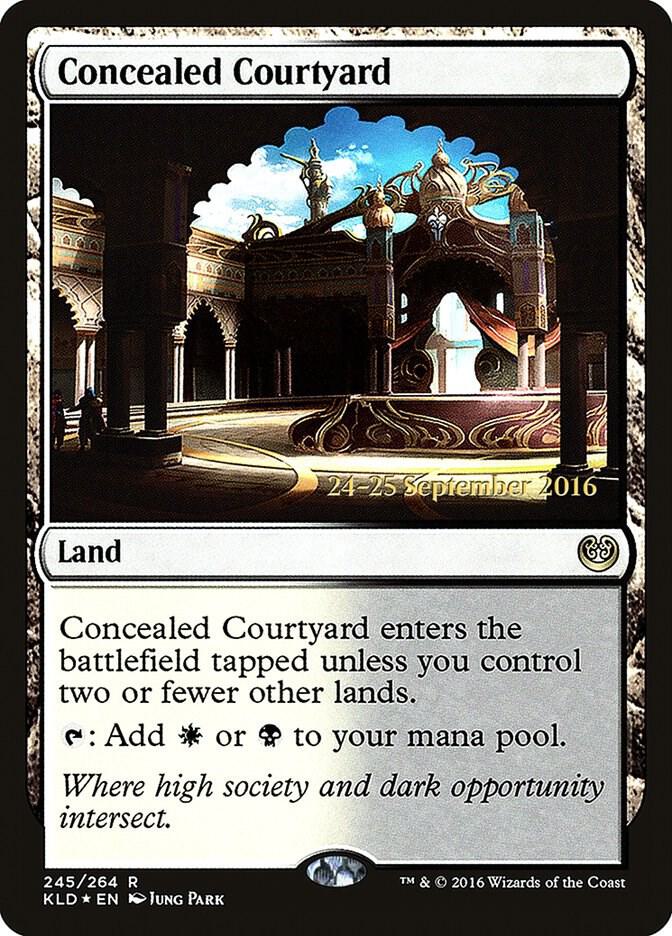 Concealed Courtyard KLD (Prerelease Cards)  - Foil | Good Games North