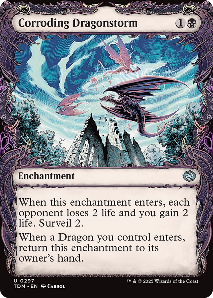 Corroding Dragonstorm (Showcase) [Tarkir: Dragonstorm] | Good Games North