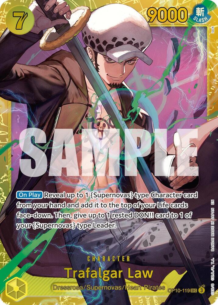 Trafalgar Law (Reprint) OP10-119 (Premium Booster -The Best- Vol. 2)  - Foil | Good Games North