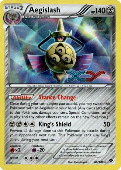 Aegislash (86/146) (Prerelease Promo) [XY: Black Star Promos] | Good Games North