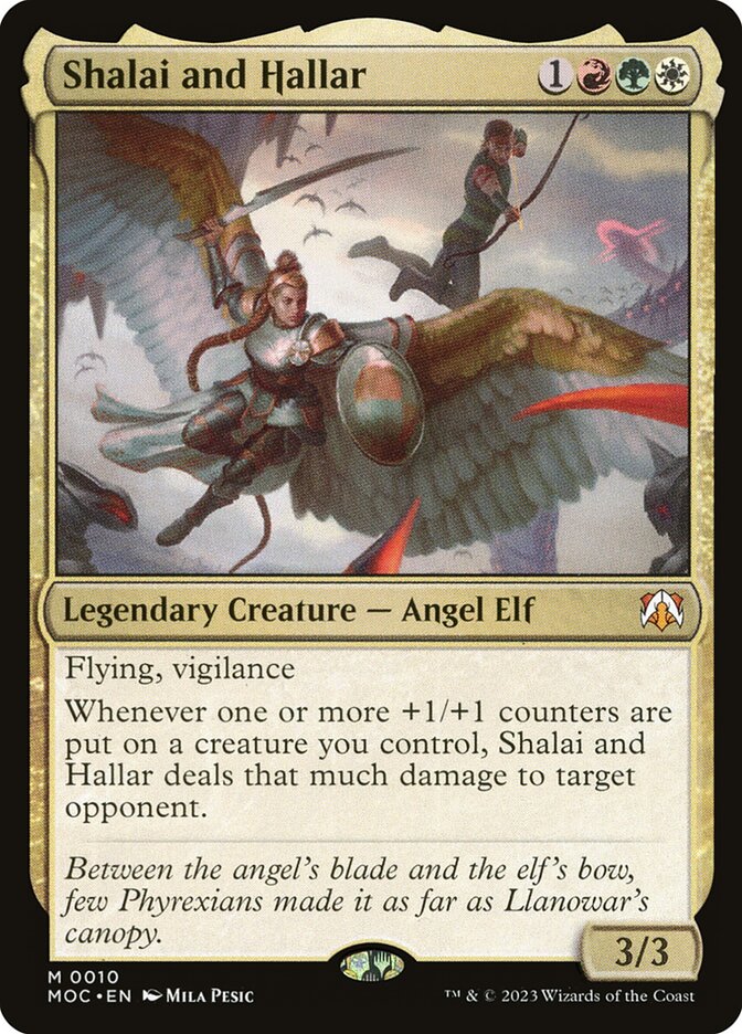 Shalai and Hallar (Commander: March of the Machine)  - Foil | Good Games North