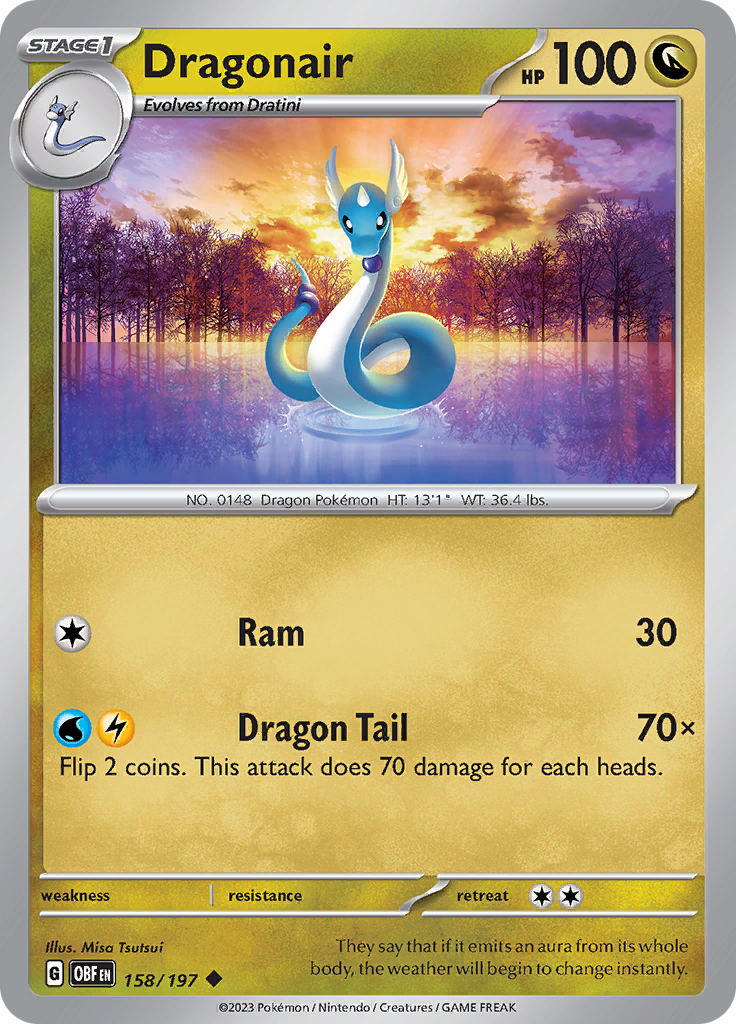 Dragonair (158/197) [Scarlet & Violet: Obsidian Flames] | Good Games North