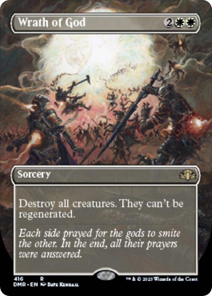 Wrath of God Borderless (Dominaria Remastered)  - undefined | Good Games North