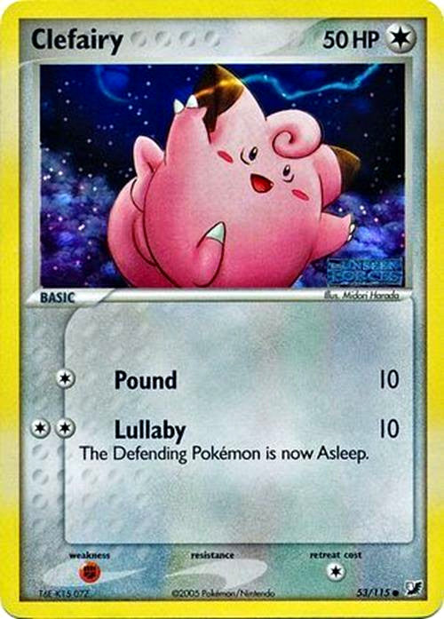 Clefairy (53/115) (Stamped) [EX: Unseen Forces] | Good Games North