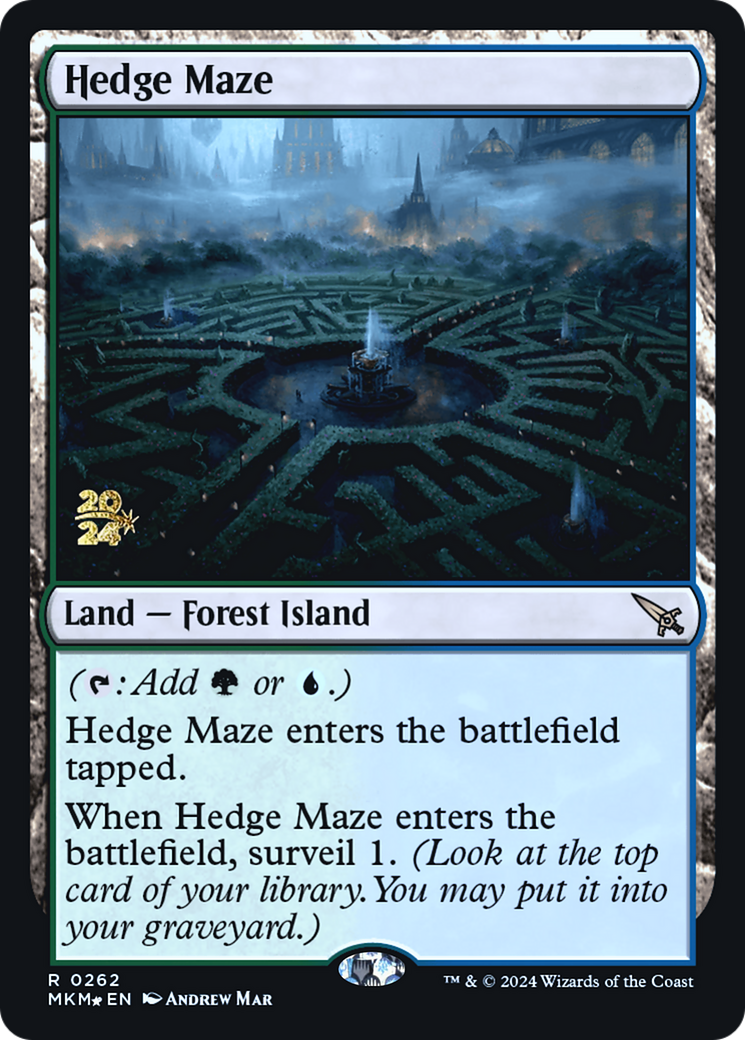 Hedge Maze [Murders at Karlov Manor Prerelease Promos] | Good Games North