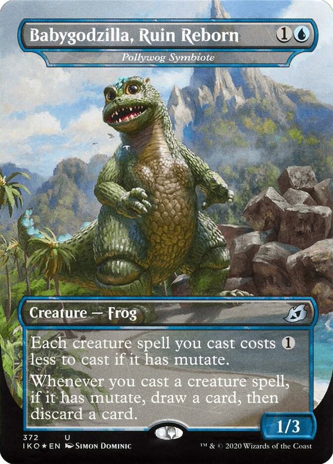 Babygodzilla, Ruin Reborn - Pollywog Symbiote 372 (Ikoria: Lair of Behemoths)  - Foil | Good Games North
