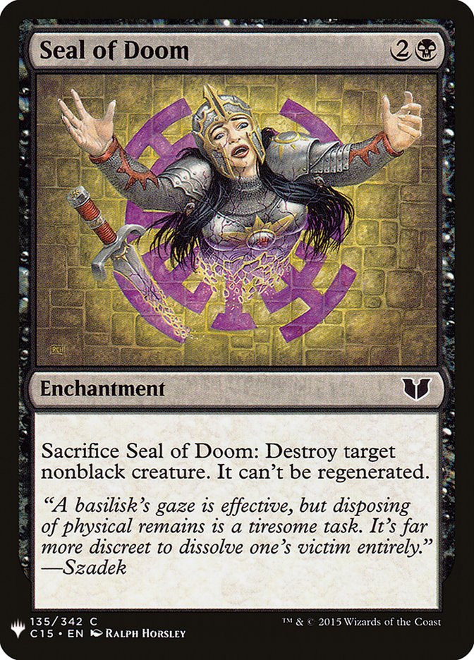 Seal of Doom [Mystery Booster] | Good Games North