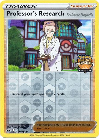 Professor's Research (178/202) (Regional Championship Promo) [Sword & Shield: Base Set] | Good Games North
