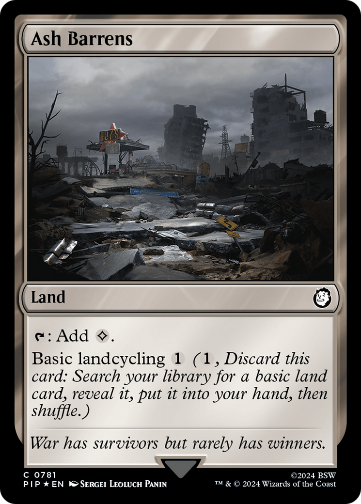 Ash Barrens (Surge Foil) [Fallout] | Good Games North