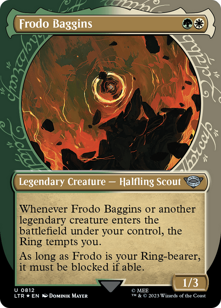 Frodo Baggins (Showcase) (Surge Foil) [The Lord of the Rings: Tales of Middle-Earth] | Good Games North