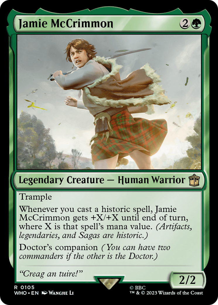 Jamie McCrimmon (Extended Art) [Doctor Who] | Good Games North