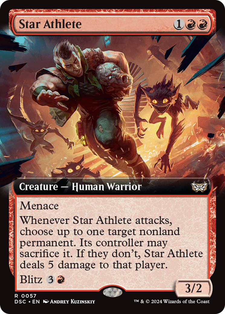 Star Athlete (Extended Art) [Duskmourn: House of Horror Commander] | Good Games North
