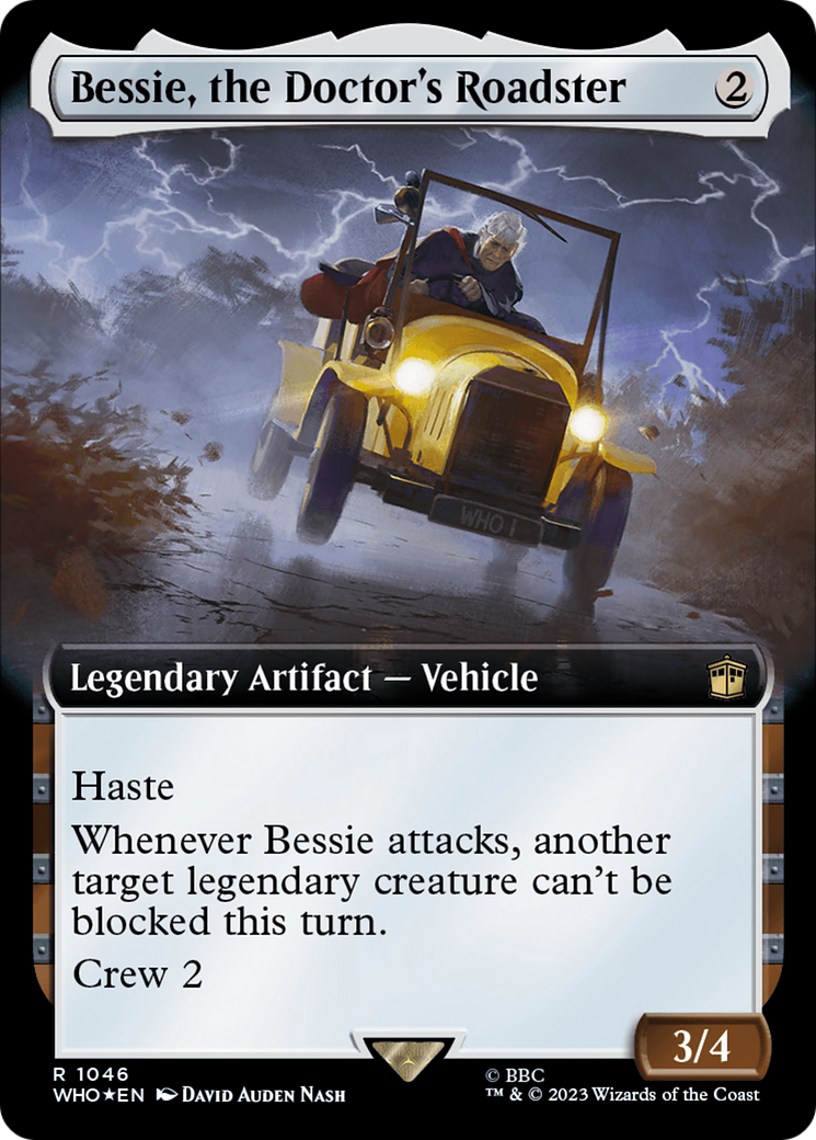 Bessie, the Doctor's Roadster (Extended Art) (Surge Foil) [Doctor Who] | Good Games North