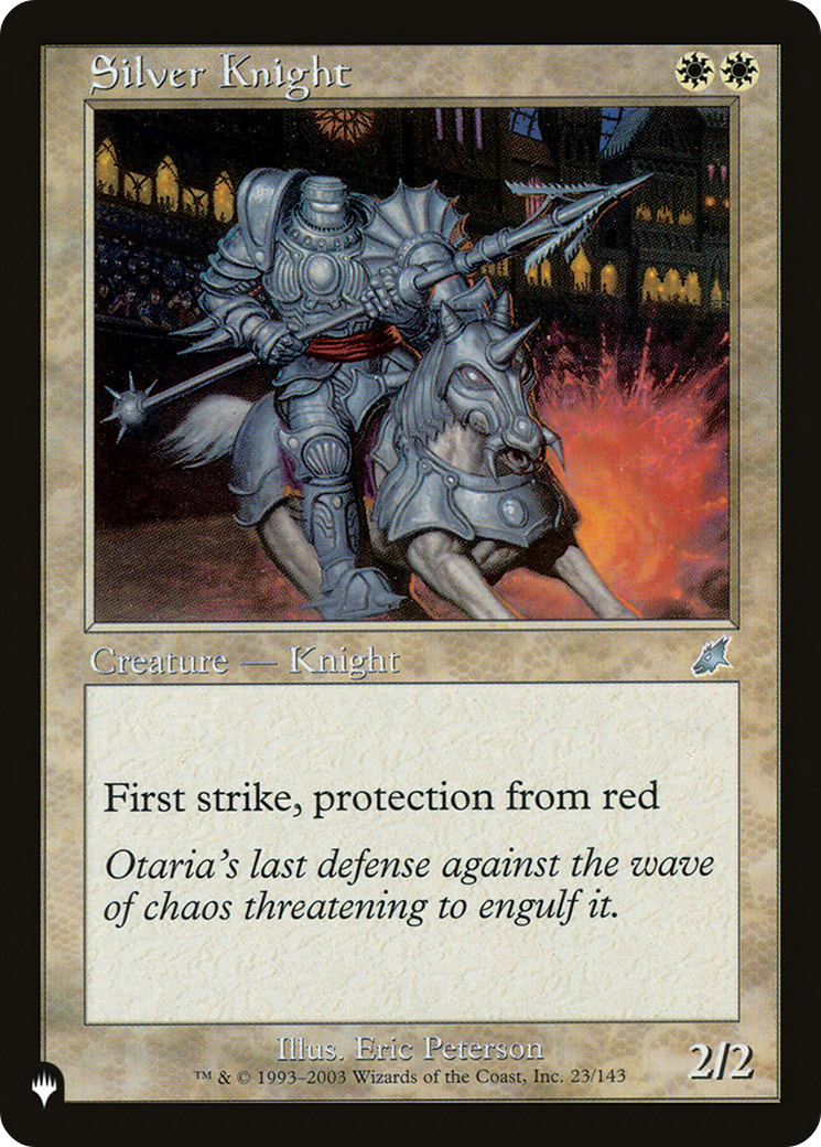 Silver Knight [The List] | Good Games North