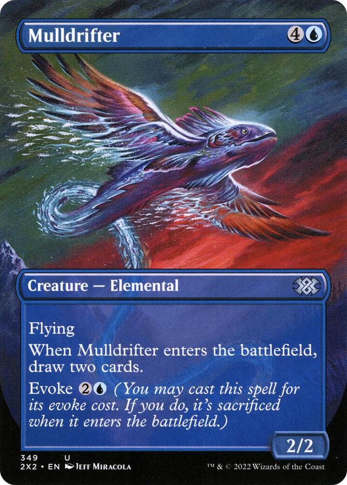 Mulldrifter Borderless 349/331 (Double Masters 2022)  | Good Games North