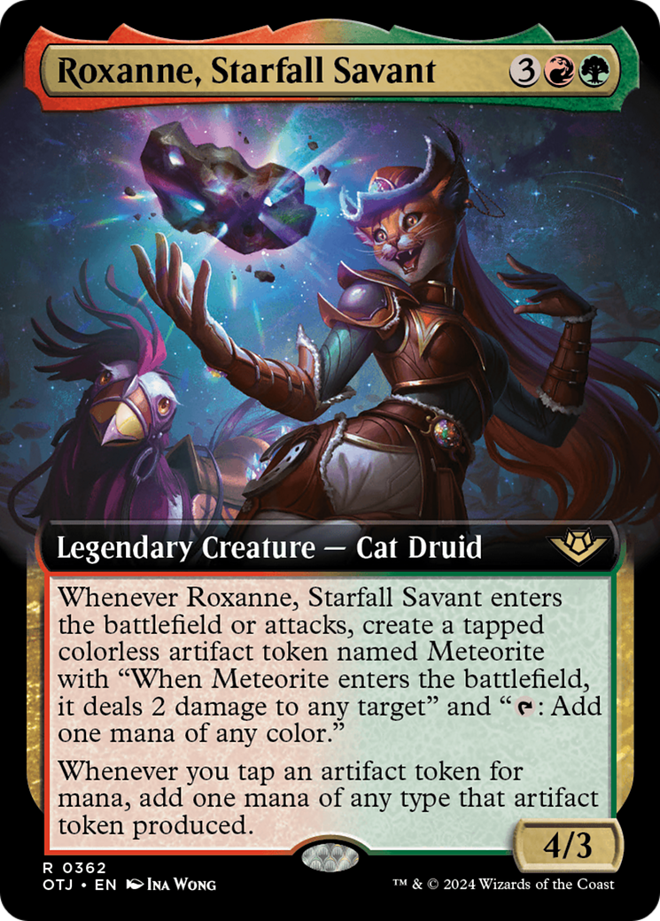 Roxanne, Starfall Savant (Extended Art) [Outlaws of Thunder Junction] | Good Games North