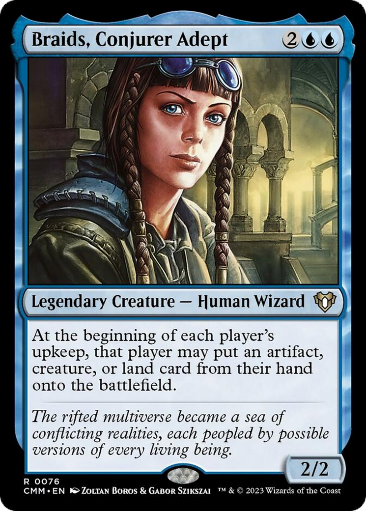 Braids, Conjurer Adept [Commander Masters] | Good Games North