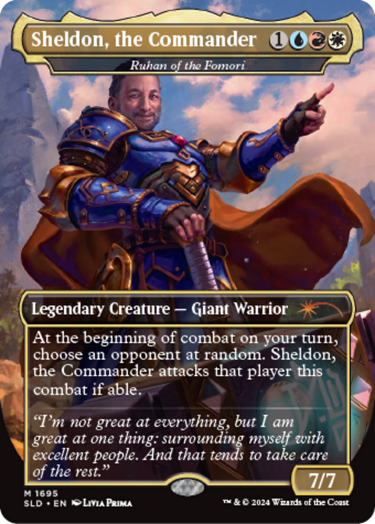 Ruhan of the Fomori - Sheldon, the Commander [Secret Lair: Sheldon's Spellbook] | Good Games North