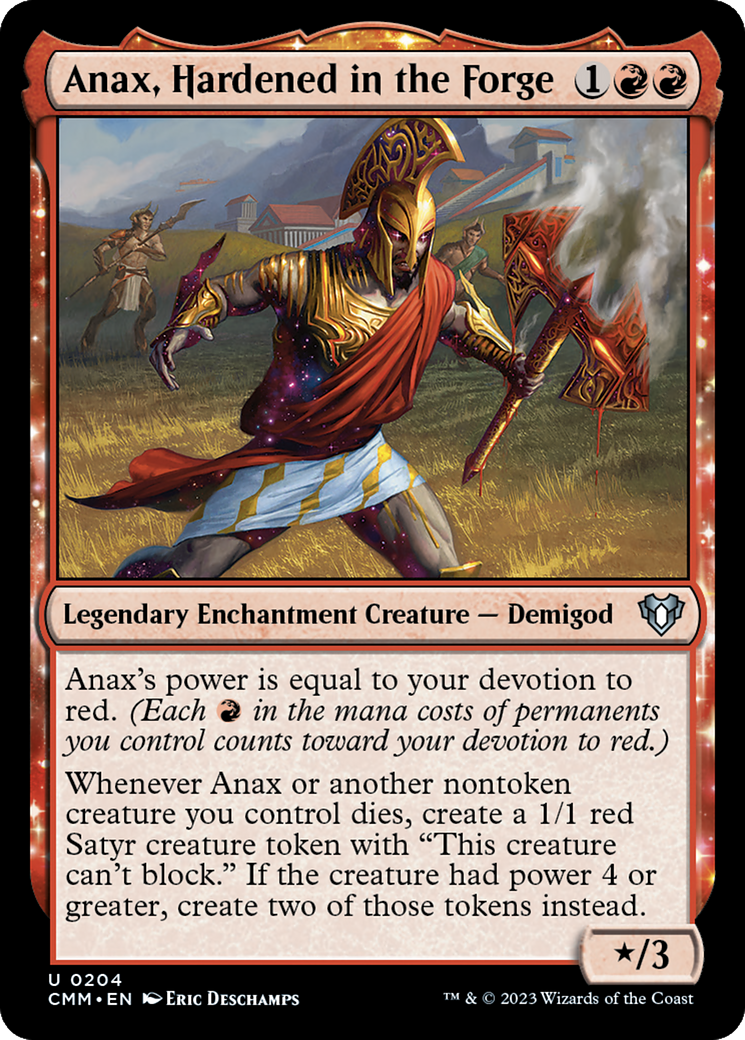 Anax, Hardened in the Forge [Commander Masters] | Good Games North