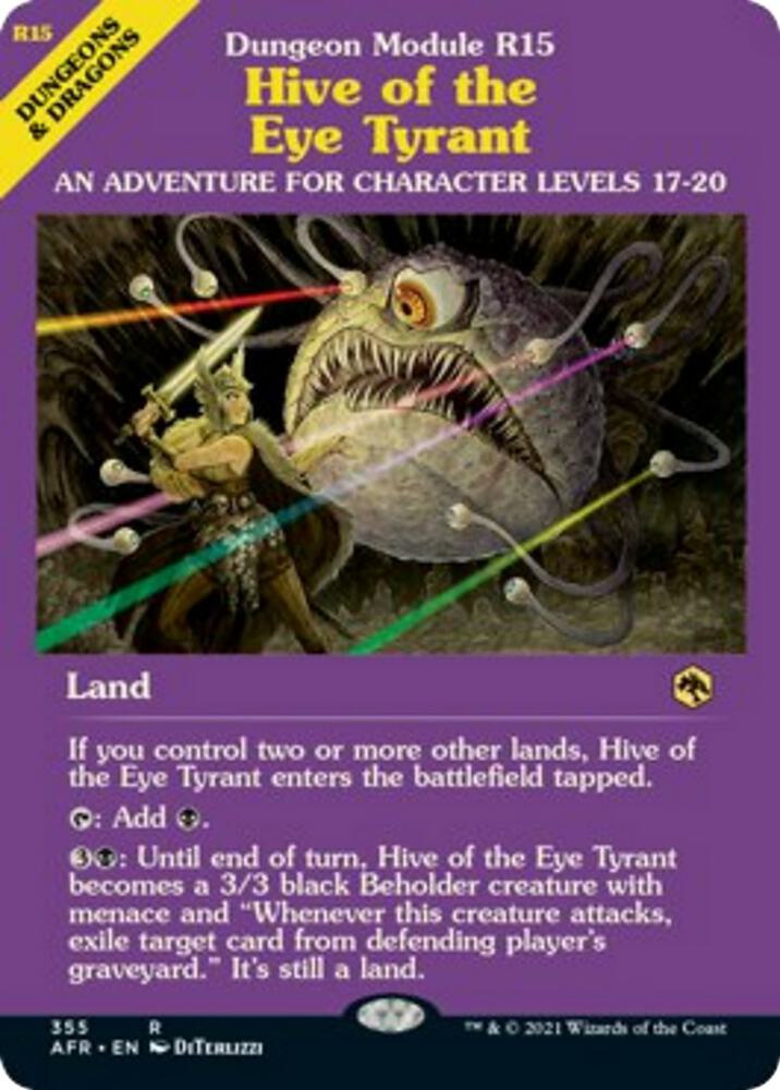 Hive of the Eye Tyrant Dungeon Module (Adventures in the Forgotten Realms)  | Good Games North