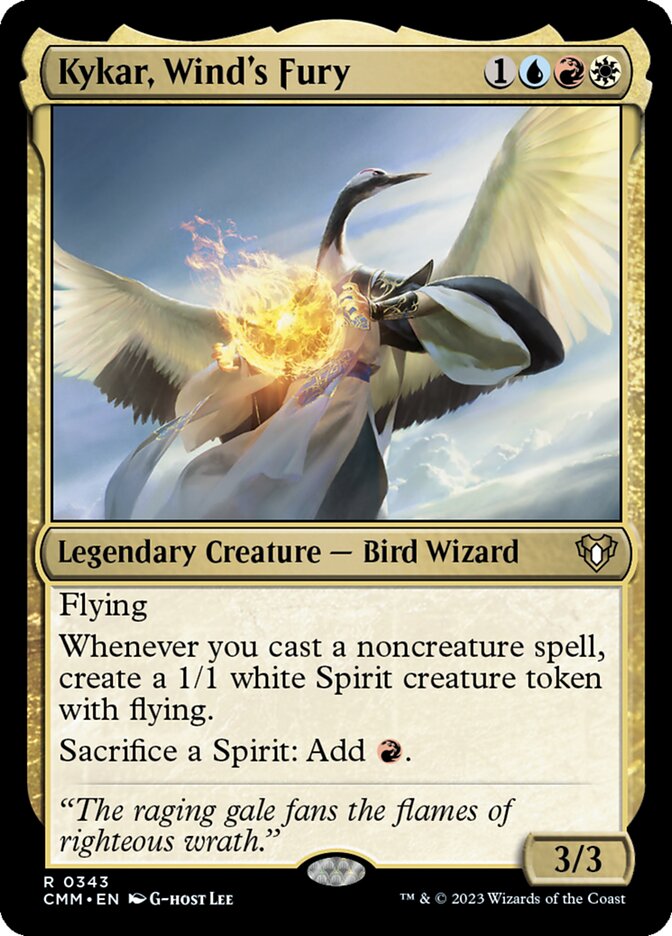 Kykar, Wind's Fury 343/451 (Commander Masters)  | Good Games North