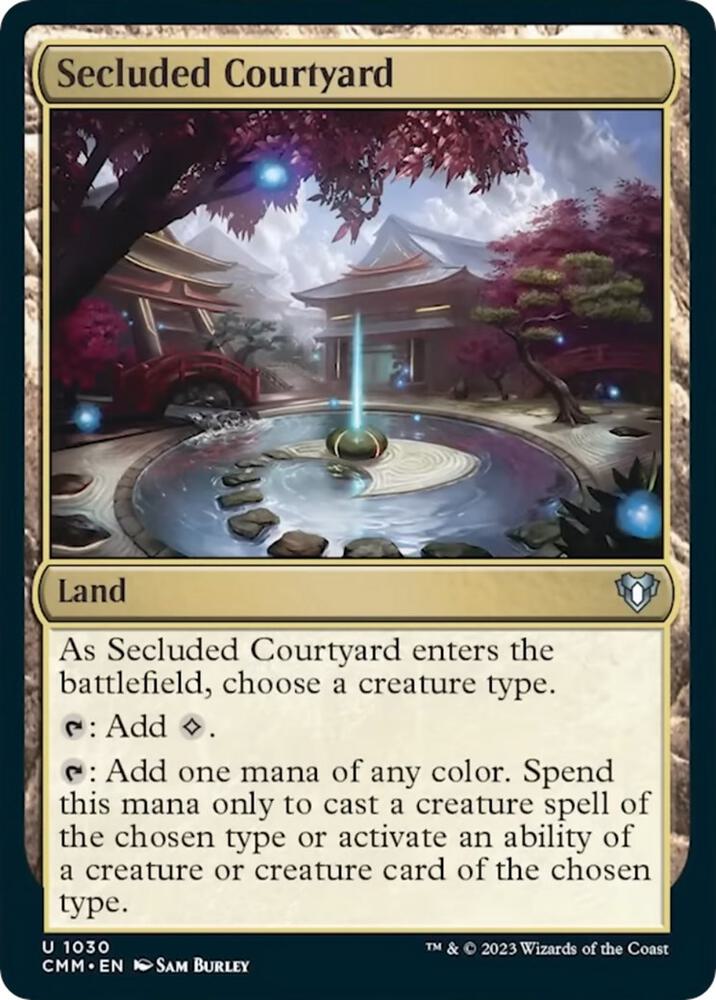 Secluded Courtyard 1030/451 (Commander Masters)  | Good Games North