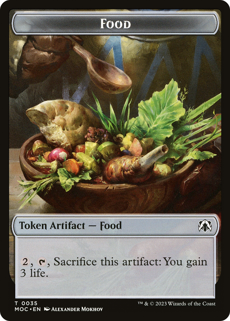 Food Token [March of the Machine Commander Tokens] | Good Games North