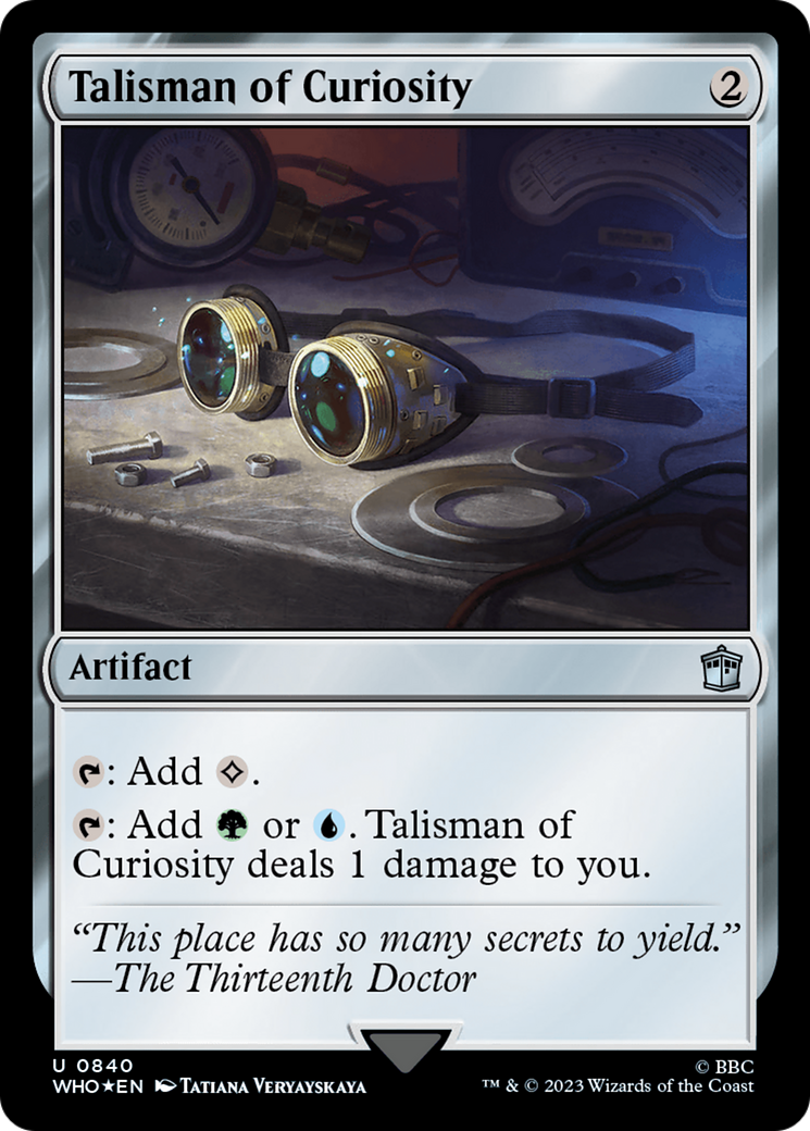 Talisman of Curiosity (Surge Foil) [Doctor Who] | Good Games North