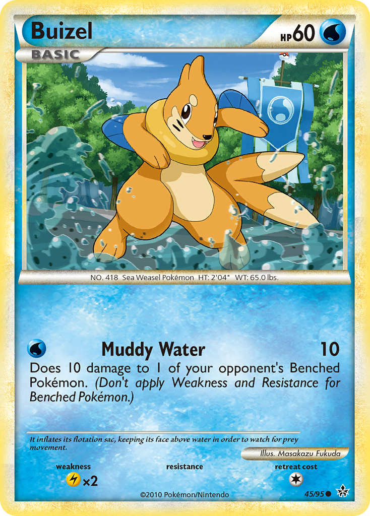Buizel (45/95) [HeartGold & SoulSilver: Unleashed] | Good Games North
