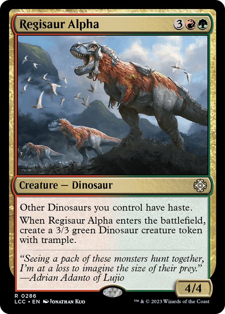 Regisaur Alpha [The Lost Caverns of Ixalan Commander] | Good Games North