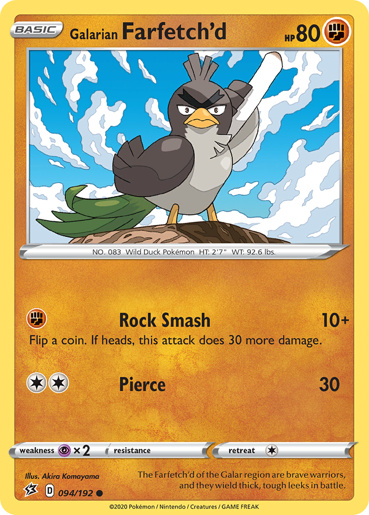 Galarian Farfetch'd (094/192) [Sword & Shield: Rebel Clash] | Good Games North