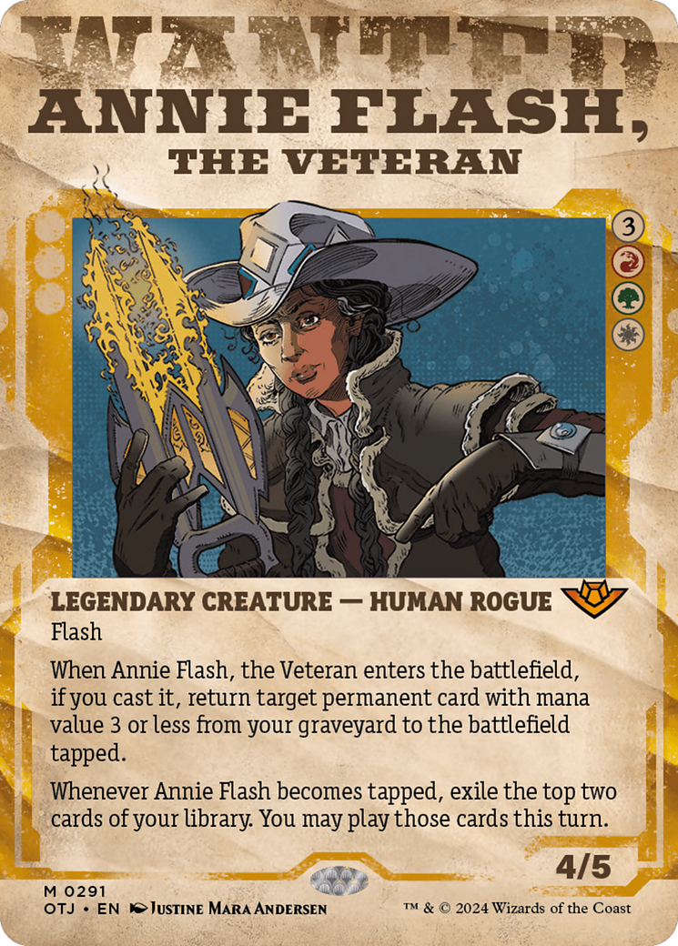 Annie Flash, the Veteran (Showcase) [Outlaws of Thunder Junction] | Good Games North
