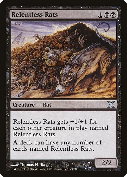 Relentless Rats 173/383 (10th Edition)  | Good Games North