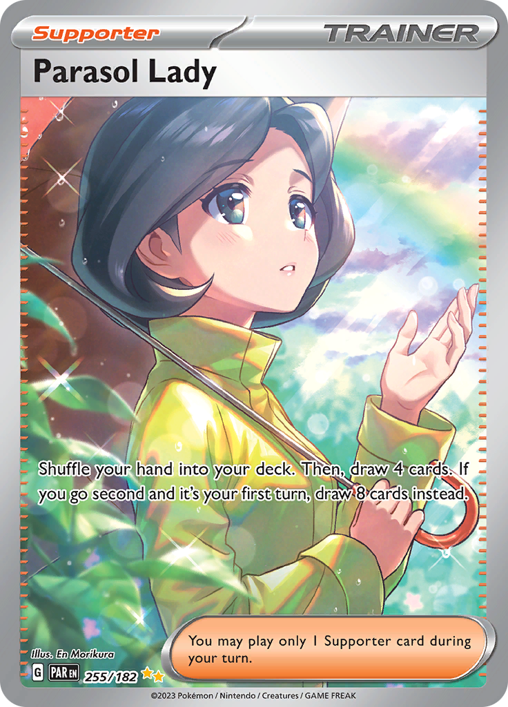 Parasol Lady (255/182) [Scarlet & Violet: Paradox Rift] | Good Games North