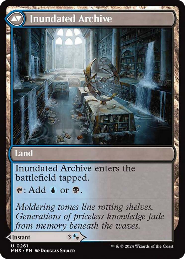 Waterlogged Teachings //Inundated Archive [Modern Horizons 3] | Good Games North