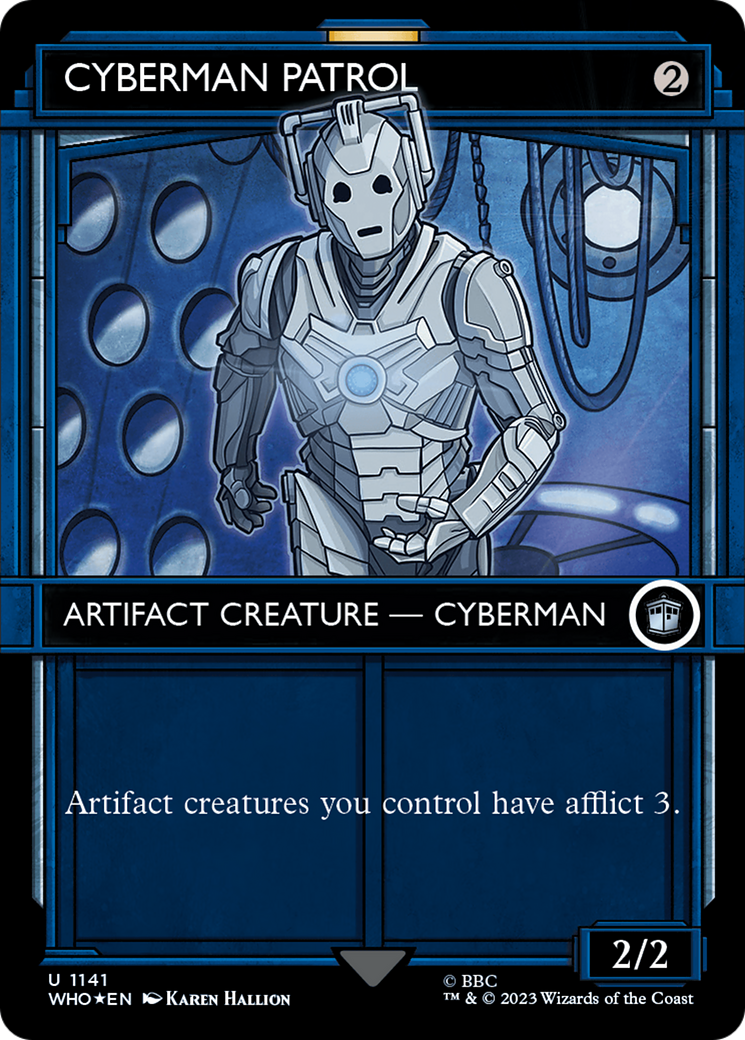 Cyberman Patrol (Showcase) (Surge Foil) [Doctor Who] | Good Games North