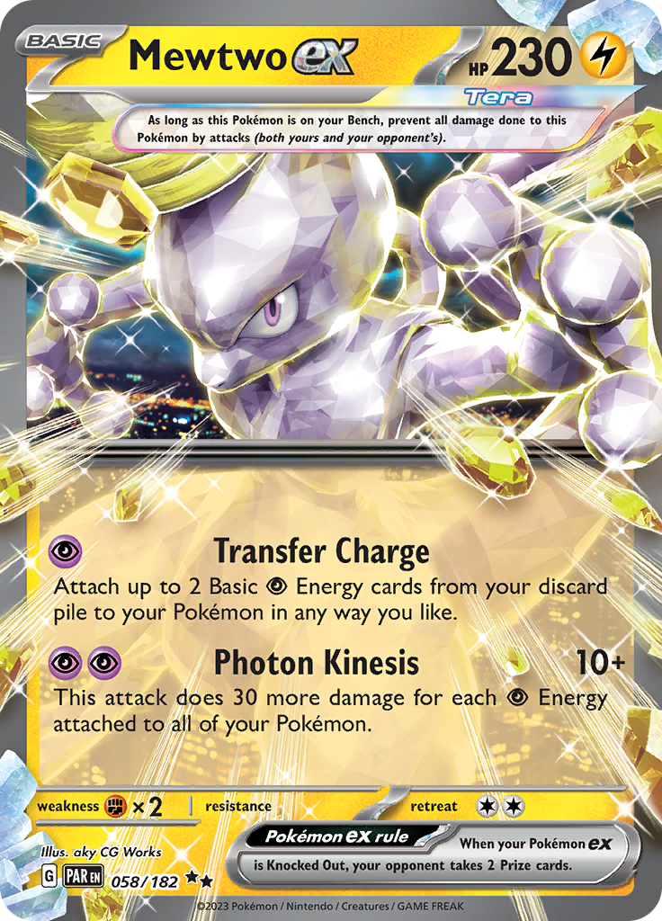 Mewtwo ex (058/182) [Scarlet & Violet: Paradox Rift] | Good Games North
