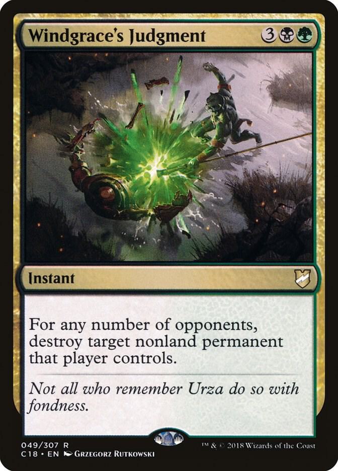 Windgrace's Judgment 49/307 (Commander 2018)  | Good Games North